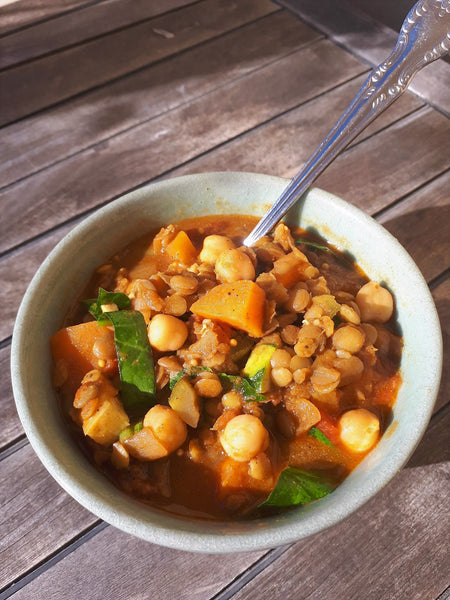 Chickpea, lentil & sweet potato curry - frozen 1L or 500ml pack