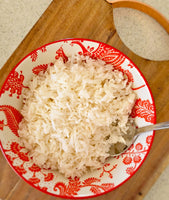 Steamed Jasmine Rice - frozen 1L or 500ml pack