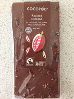 Lindsay & Edmunds Cocopod Roasted Cocoa MILK chocolate - Organic Fairtrade