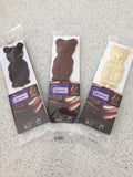Lindsay & Edmunds Chocolate Teddy lollipops - Organic Fairtrade chocolate