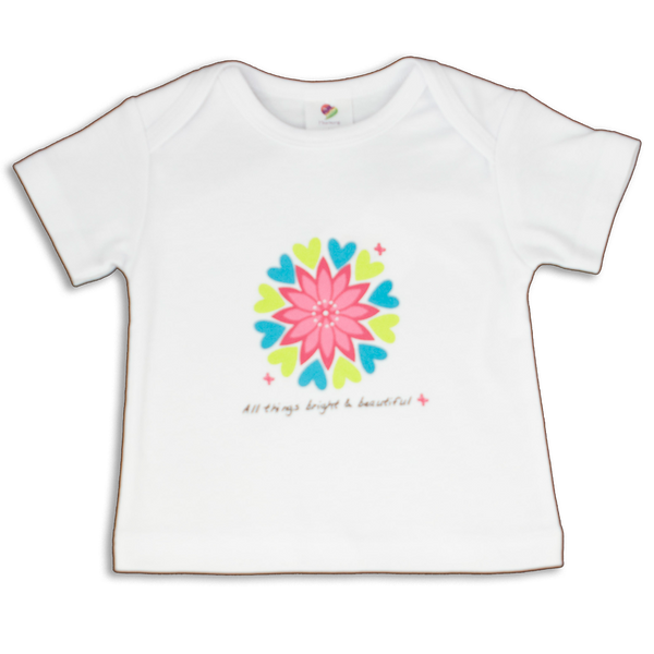 Flower All Things Bright and Beautiful T-shirt