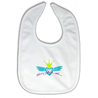 Blessing from Above Bib WHITE - organic cotton and sweatshop-free