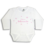 I'm a Miracle Cotton Bodysuit long-sleeve