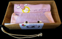 Girls Hippo and Little Light of Mine Bamboo/Organic Cotton Long-sleeve shirt gift packs (9mth to 4yr) - sweatshop-free