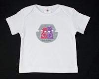Girls Hippo Blessing Pink Organic Cotton T-shirts gift packs (6mth to 4yr) - sweatshop-free