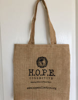 HOPE Collective jute bag